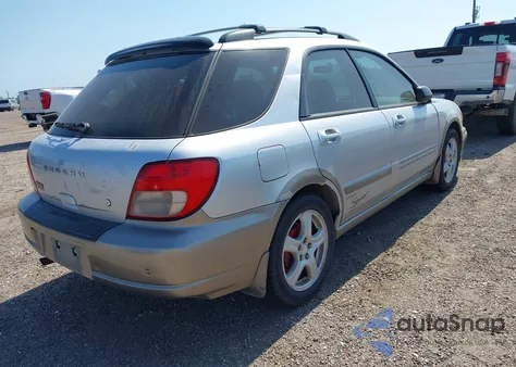 2003 Subaru Impreza Outback Sport from USA, damaged, VIN JF1GG68503H802248
